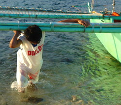 poncho cape yellow sailing boracay